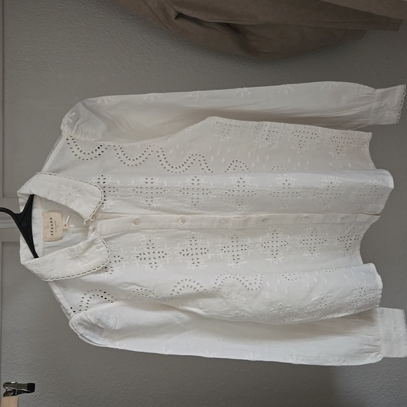 Sezane Ponnie 100% Cotton Shirt - Picture 7 of 12